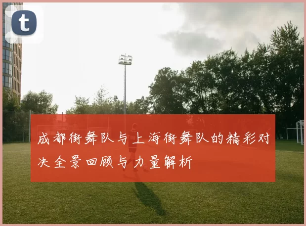 成都街舞队与上海街舞队的精彩对决全景回顾与力量解析