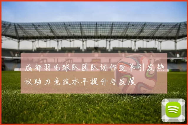 成都羽毛球队团队协作变革引发热议助力竞技水平提升与发展